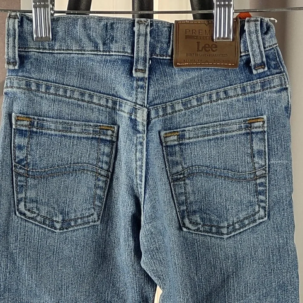 Lee Premium Straight Cotton Blend Blue Jeans Size 5S